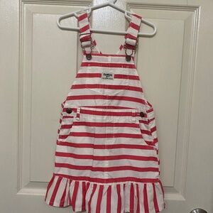 Oshkosh red and white stripe jumper